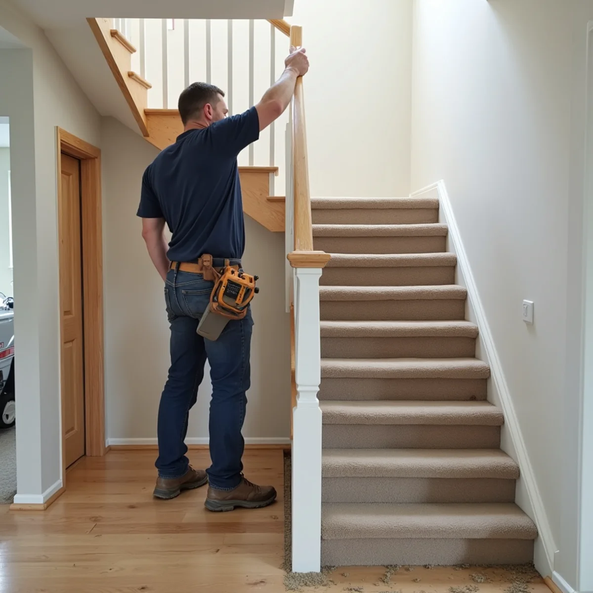 Carpeted Stairs to Hardwood: Options, Timeline and Cost